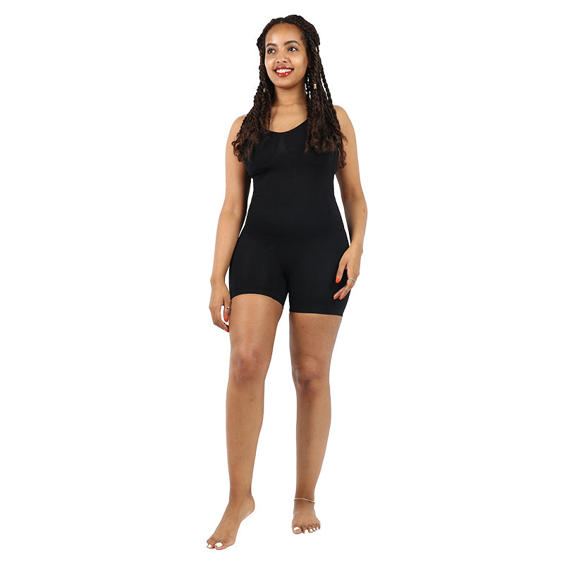 Black Seamless Postpartum Body Shaper
