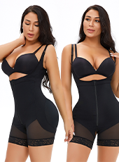 EmbodyWear SculptZip™ Power Faja Black